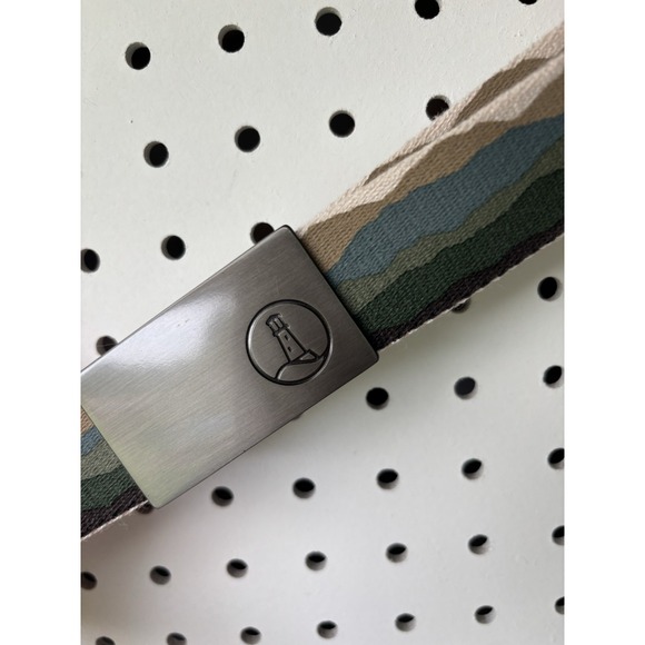 Lands' End Canvas Belt XL 40-42 Mountain Outdoor Print - Picture 2 of 6